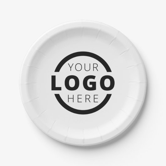 Markenbezeichnung für benutzerdefiniertes Farbwerb Pappteller (Vorderseite)