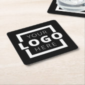 Markenbezeichnung für benutzerdefiniertes Farbwerb Rechteckiger Pappuntersetzer (angewinkelt)