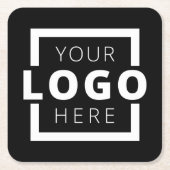 Markenbezeichnung für benutzerdefiniertes Farbwerb Rechteckiger Pappuntersetzer (Vorderseite)