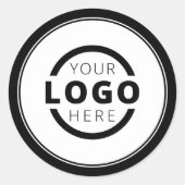 Markenbezeichnung für benutzerdefiniertes Farbwerb Runder Aufkleber (Vorderseite)