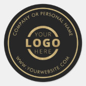 Markenbezeichnung für benutzerdefiniertes Farbwerb Runder Aufkleber (Vorderseite)