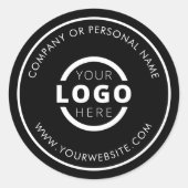 Markenbezeichnung für benutzerdefiniertes Farbwerb Runder Aufkleber (Vorderseite)