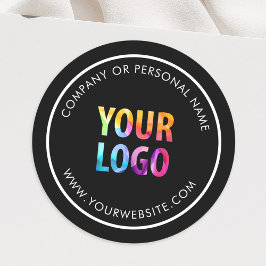 Markenbezeichnung für benutzerdefiniertes Farbwerb Runder Aufkleber