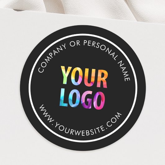 Markenbezeichnung für benutzerdefiniertes Farbwerb Runder Aufkleber