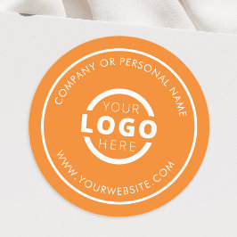 Markenbezeichnung für benutzerdefiniertes Farbwerb Runder Aufkleber