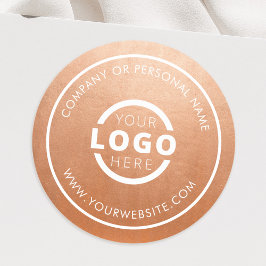 Markenbezeichnung für benutzerdefiniertes Farbwerb Runder Aufkleber