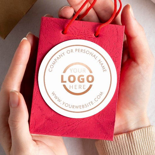 Markenbezeichnung für benutzerdefiniertes Farbwerb Runder Aufkleber