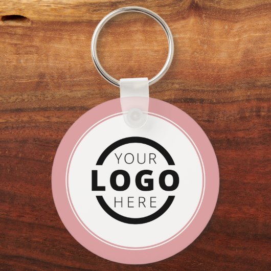 Markenbezeichnung für benutzerdefiniertes rosa Wer Schlüsselanhänger (Vorderseite)