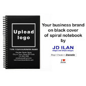 Markenbezeichnung für Black Spiral Notebook Notizblock