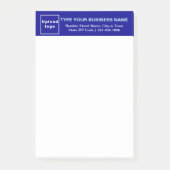 Markenbezeichnung für "Blue Heading of Long" Post-it Klebezettel (Vorderseite)