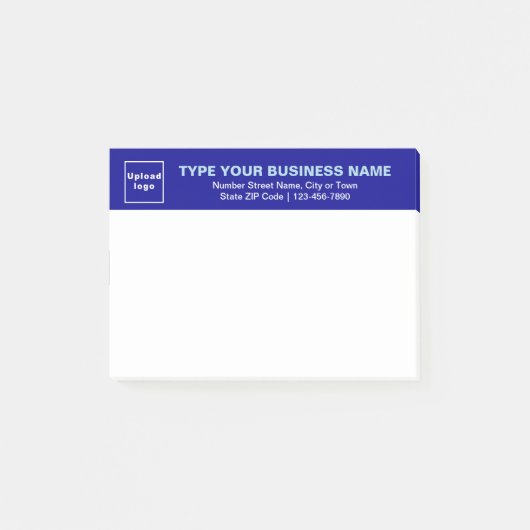 Markenbezeichnung für "Blue Heading of Rectangle" Post-it Klebezettel (Vorderseite)