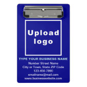 Markenbezeichnung für Blue Mini-Zwischenablage Mini Klemmbrett (Vorderseite)