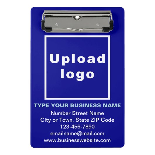 Markenbezeichnung für Blue Mini-Zwischenablage Mini Klemmbrett (Vorderseite)