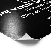 Markenbezeichnung für das Foto "Black Rectangle" (Ecke)