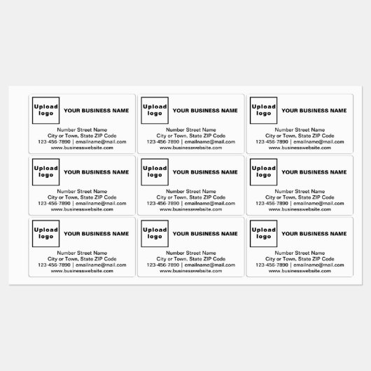 Markenbezeichnung für das Label "White Rectangle A Etiketten (Blatt)