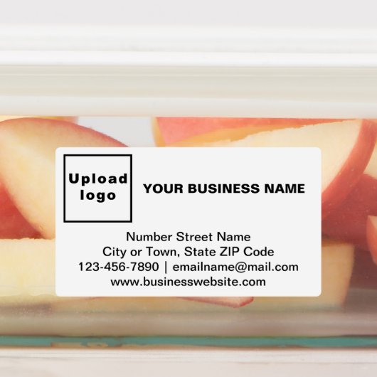 Markenbezeichnung für das Label "White Rectangle A Etiketten (Befestigt)