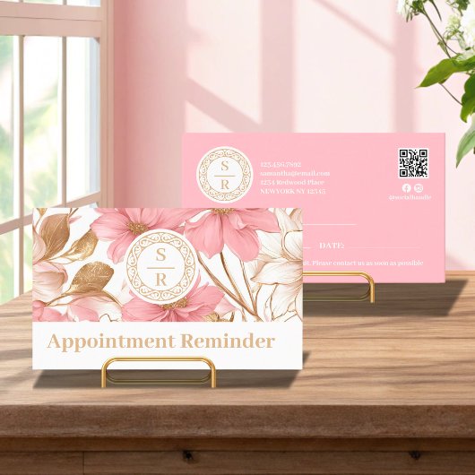 Markenbezeichnung für das Wappen "Luxury Floral Wa Terminkarte