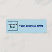 Markenbezeichnung für die helle blaue Karte in Min (Rückseite)