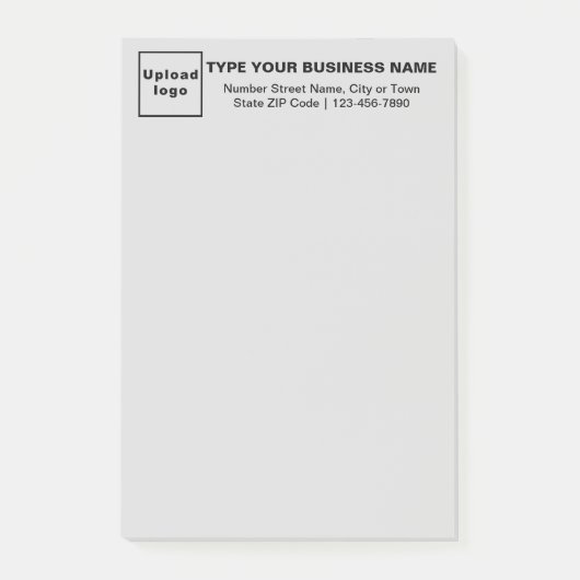 Markenbezeichnung für die Position von Grey Long Post-it Klebezettel (Vorderseite)