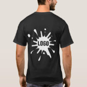Markenbezeichnung für einfache Firmenlogos T-Shirt (Rückseite)
