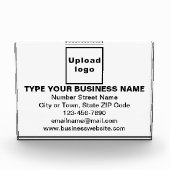 Markenbezeichnung für Foto in weißem Rechteck (Vorderseite)