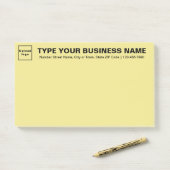 Markenbezeichnung für gelbe Große Post-it Klebezettel (Auf Schreibtisch)