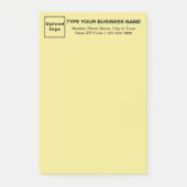 Markenbezeichnung für gelbe Lange Post-it Klebezettel (Vorderseite)