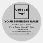 Markenbezeichnung für graue Aufkleber (Vorderseite)