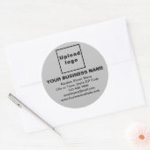 Markenbezeichnung für graue Aufkleber (Umschlag)