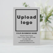 Markenbezeichnung für graue Flachkarte (Stehend Vorderseite)