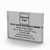 Markenbezeichnung für Graue Rechteck-Foto Fotoblock (Rechts)