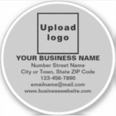 Markenbezeichnung für graue Vinyl-Aufkleber Aufkleber (Vorderseite)