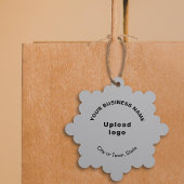 Markenbezeichnung für graues Snowflake-Shape-Papie Ornament Karte