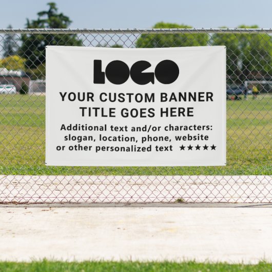 Markenbezeichnung für Graufirmen im Außenbereich 6 Banner (Insitu)