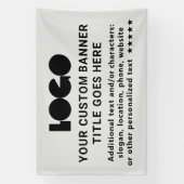 Markenbezeichnung für Graufirmen im Außenbereich 6 Banner (Vertikal)