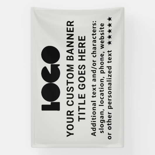 Markenbezeichnung für Graufirmen im Außenbereich 6 Banner (Vertikal)