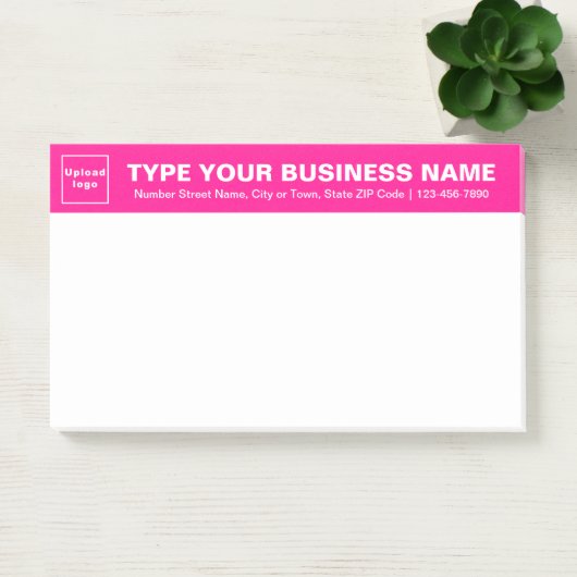 Markenbezeichnung für Großunternehmen in rosa Posi Post-it Klebezettel (Büro)