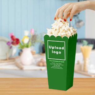 Markenbezeichnung für grüne Popcorn Geschenkschachtel