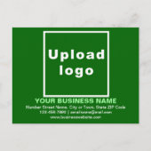 Markenbezeichnung für grüne Postkarte (Vorderseite)