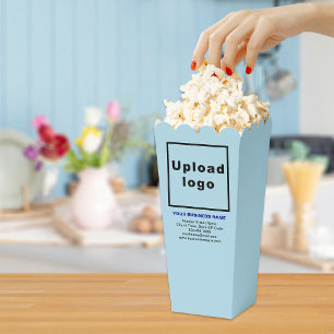 Markenbezeichnung für hellblauen Popcorn Geschenkschachtel