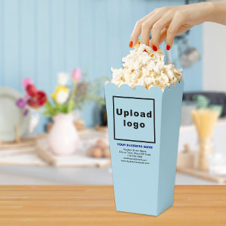 Markenbezeichnung für hellblauen Popcorn Geschenkschachtel