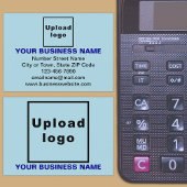 Markenbezeichnung für hellblaues Rechteck Begleitkarte