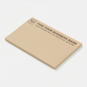 Markenbezeichnung für hellbraun, groß post-it klebezettel