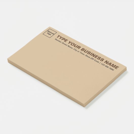 Markenbezeichnung für hellbraun, groß post-it klebezettel (angewinkelt)