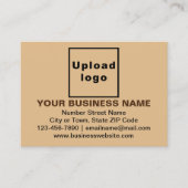 Markenbezeichnung für hellbraune Rufkarte Telefonnummerkarte (Vorderseite)