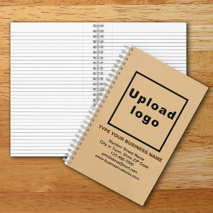 Markenbezeichnung für hellbraunes SpiralNotebook Notizblock