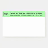 Markenbezeichnung für hellgrüne Führungsposition f Post-it Klebezettel (Vorderseite)