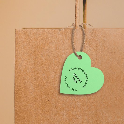Markenbezeichnung für hellgrüne Herzform Geschenkanhänger
