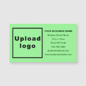 Markenbezeichnung für hellgrüne Magnetkarte (Vorderseite)