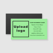 Markenbezeichnung für hellgrüne Magnetkarte (Vorne/Hinten)